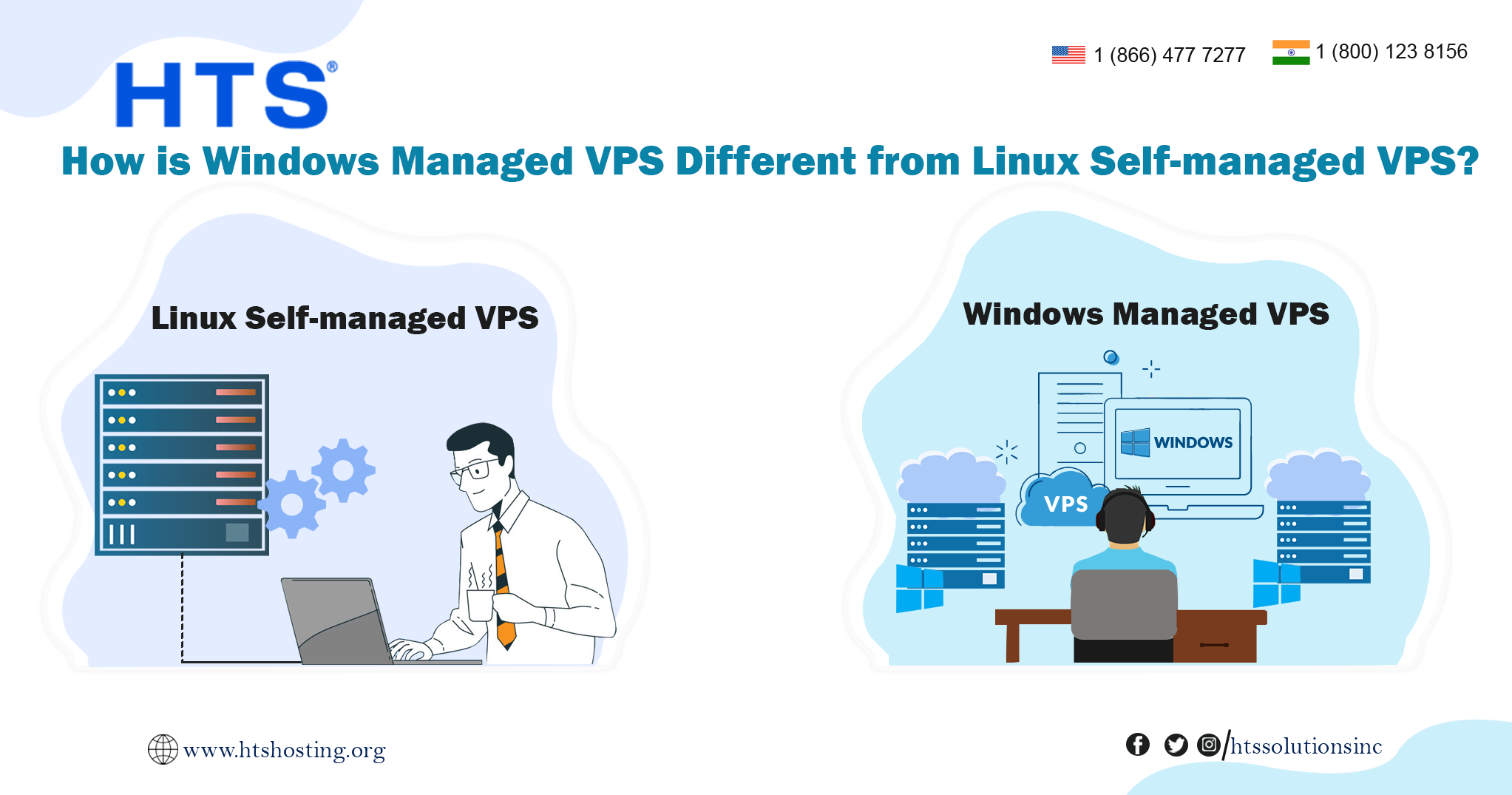 How Is Windows Managed VPS Different from Linux Self-managed VPS?