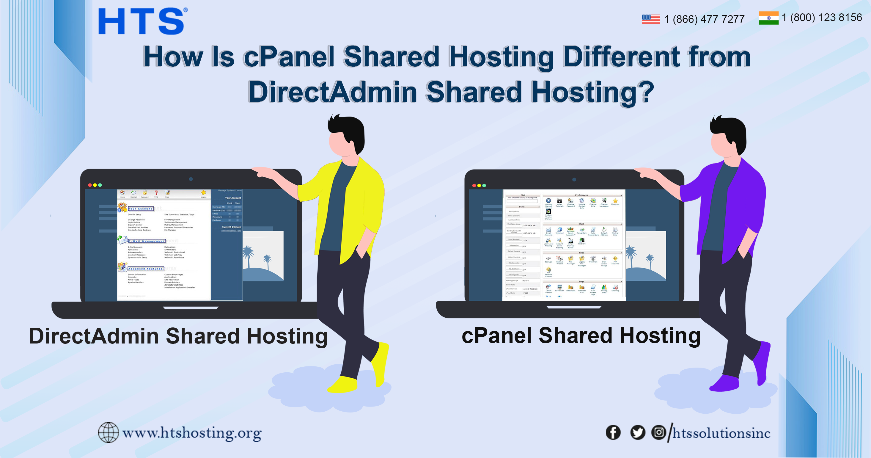How Is cPanel Shared Hosting Different from DirectAdmin Shared Hosting?
